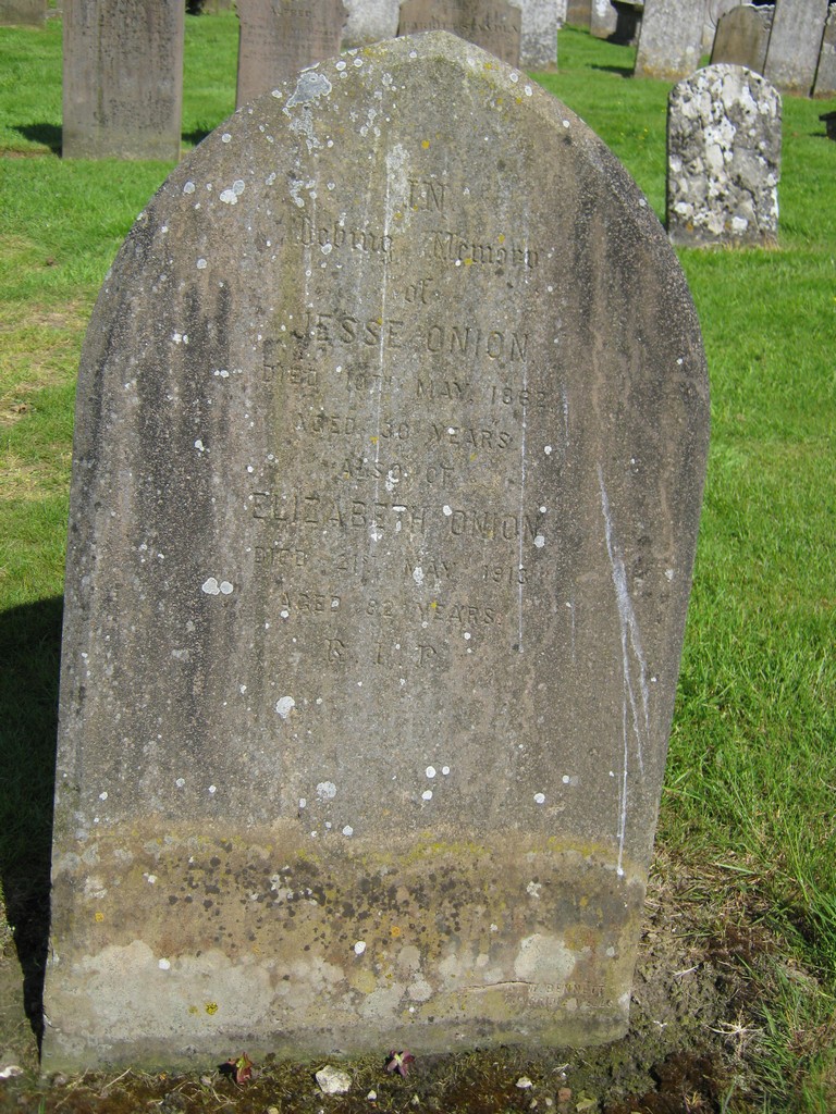 photo of grave for Jesse Onion